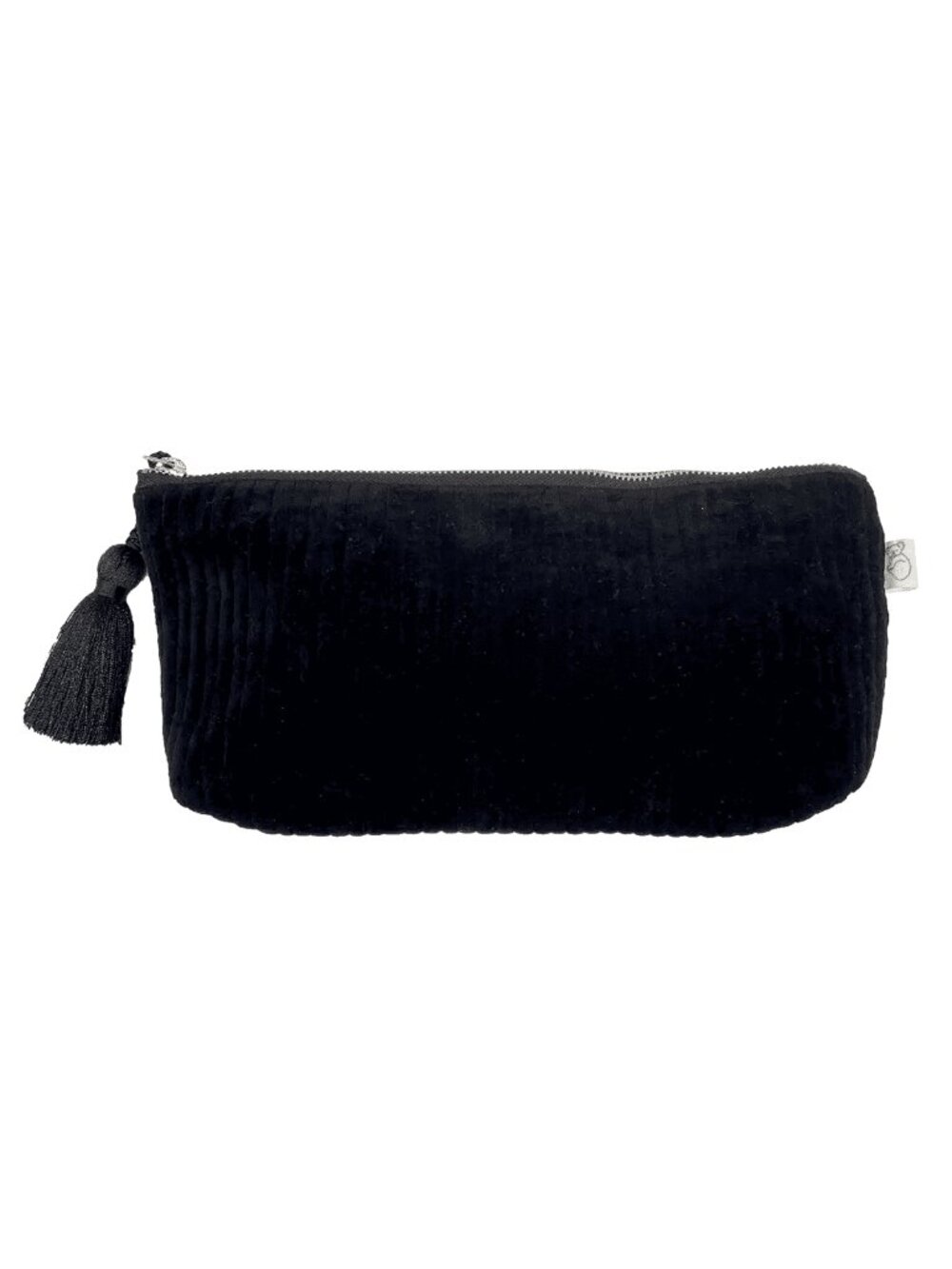 NWT Quilted Velvet Clutch Pouch in Black - Unused Perfect Condition MSRP $35